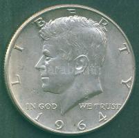 USA 1964. 1/2$ Ag "Kennedy" díszdobozban T:2+