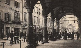Pisa arcades with the pharmacy of Pasquini