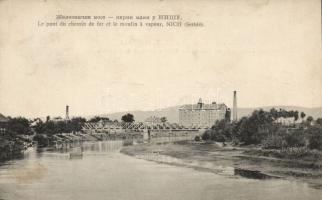 Nis railway bridge and steam mill