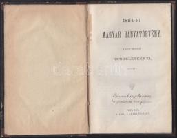 1854-ki magyar bányatörvény az eddig megjelent rendeletekkel bővítve. Pest 1872 Lampel R. 104p. korabeli félvászon kötésben