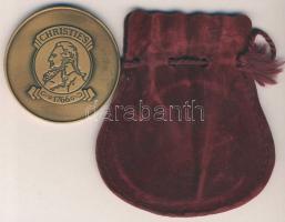 Szingapúr 1995. "Bélyeg-világkiállítás - Szingapúr" Br emlékérem T:1 plüss szütyőben / Sin...