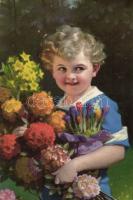 Child with flowers (fl)