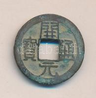 Kína Császárság / Tang Kao Tsu 618-626. 1 Cash "Kai-Yuan / Tung-Pao" (23mm/3.08g) T:2