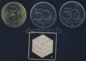 2002. 500Ft "Rubik-kocka" T:PP Csak 5000db! + 2003-2007. 20Ft "Deák" + 50Ft (2x) 2klf T:1,1-