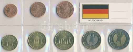 Németország 2002-2003. 1c, 2c, 5c, 10c, 20c, 50c, 1€, 2€ T:1