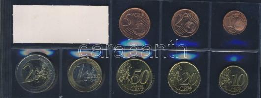 Ausztria 2002-2003. 1c, 2c, 5c, 10c, 20c, 50c, 1€, 2€ T:1