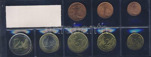 Görögország 2002-2004. 1c, 2c, 5c, 10c, 20c, 50c, 1€, 2€ T:1