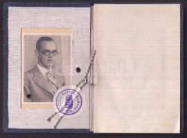 1938 Ügyvédjelölti igazolvány + 1931 Katonai igazolvány