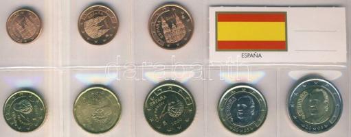 Spanyolország 1999-2005. 1c, 2c, 5c, 10c, 20c, 50c, 1€, 2€ T:1