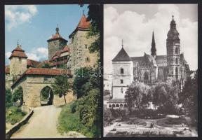 103 db modern városképes lap, nagyrészt Európa, sok mai Szlovákia, számos használatlannal / 103 mainly European town-view postcards