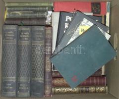 Nagy vegyes háború előtti könyv hagyaték tétel: kb 30 db jobb kiadásokkal