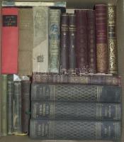 Nagy vegyes háború előtti könyv hagyaték tétel: kb 30 db jobb kiadásokkal