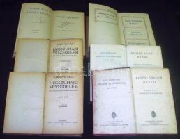 Nagy vegyes háború előtti könyv hagyaték tétel: kb 30 db jobb kiadásokkal