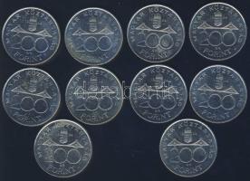 1994. 200Ft Ag "Deák" (10x) T:1