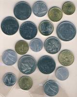 Kis vegyes fémpénz tétel:San Marino,Vatikán,Olaszország,Görögország, Spanyolország,Törökország, össz...