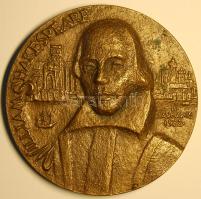 Litvánia "Shakespeare..." extrém súlyos és  nagyméretű modern bronz plakett T:2