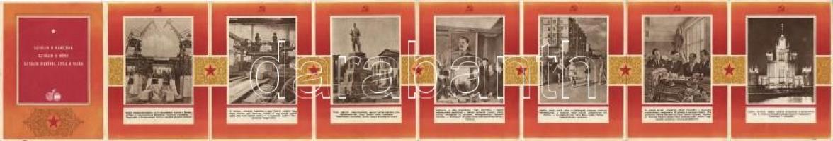 ~1930 Sztálin 5 éves Terv témájú propaganda nyomtatvány