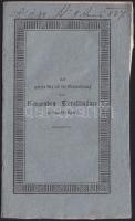 Joseph Aschner: Auf welche Art ist die Vermehrung der klingenden Metallmünze zu bewerkstelligen... / Körmöcbánya polgármesterének munkája: Milyen módon szaporítható a csengő fémpénz. Pozsony, 1827. Belnay Erben. 29 p. Fűzve, fametszetes kiadói papírkötésben, jó állapotban, felvágatlan