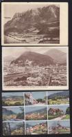 12 db jó minőségű, régi osztrák városképes lap / 12 Austrian postcards