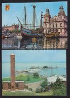 50 db Hajó motívumlap, régi és modern vegyesen / 50 Ship postcards