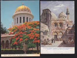 28 db használatlan izraeli képeslap, főleg modern