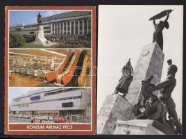 Szocreál élet - 33 db vegyes képeslap