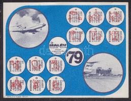 1979 Malév matrica-naptár