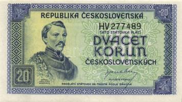 Csehszlovákia 1945. 20K T:I