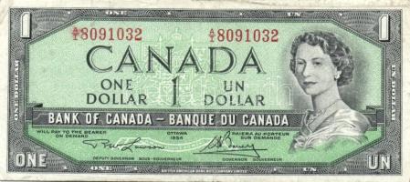 Kanada 1954. 1$ T:III
