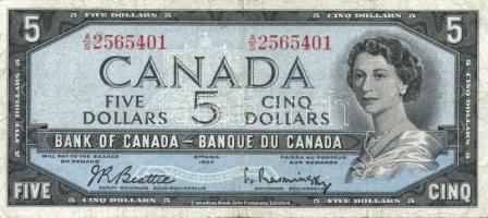 Kanada 1954. 5$ T:III