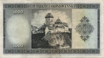 Csehszlovákia 1945. 1000K T:III+