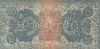 Csehszlovákia 1921. 5K T:III