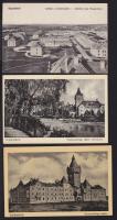 Hajmáskér - 6 db háború előtti városképes lap