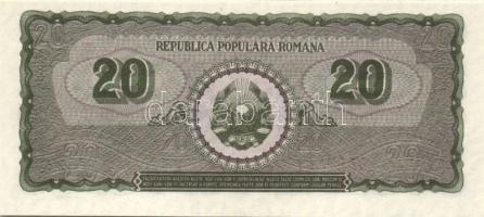 Románia 1950.6.15. 20L T:I