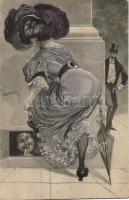 Frivolous postcard, artist signed