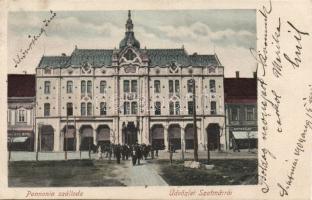 Szatmár Hotel Pannonia with the shops of Mór Halász and Róth