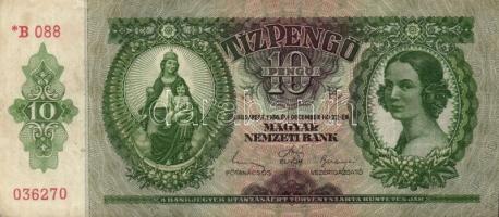 1930. 100P "*E" (5x) + 1936. 10P "*E" (2x) T:II-,III