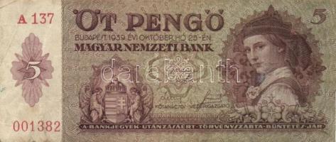 1939. 5P (4x) + 1940. 2P T:III,IV