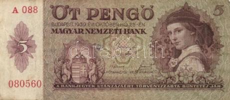 1939. 5P (4x) + 1940. 2P T:III,IV