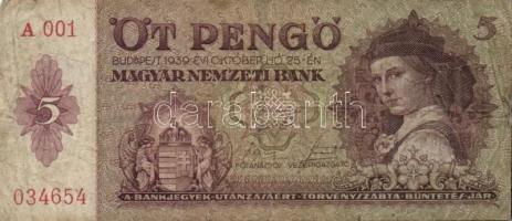 1939. 5P (4x) + 1940. 2P T:III,IV