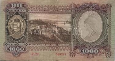 1943. 1000P (2x) T:II-,III+