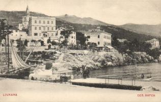 Lovran beach with Hotel Königsvilla and Miramar