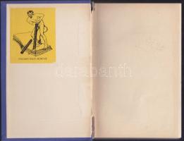 Kassák Lajos: Marika, énekelj!, Pantheon Kiadó, Bp., Fischer tibor ex librissel, újrakötve
