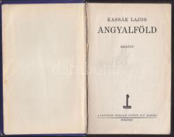 Kassák Lajos: Angyalföld, Pantheon Kiadó, Bp., újrakötve