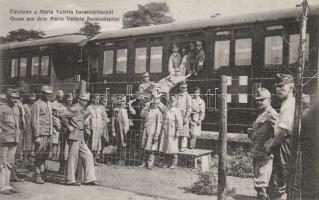 Budapest IX. Mária Valéria barakk-kórház vasút