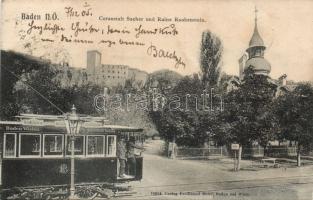 Baden sanatorium with tram