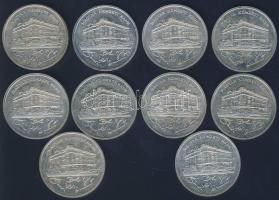 1992. 200Ft Ag "MNB" (10x) T:1,1-