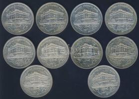 1992. 200Ft Ag "MNB" (10x) T:1,1-,2