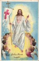 Easter, Jesus litho (small tear)