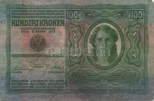 1902. 1000K (2x) + 1912. 100K + 1914. 50K mindegyik "Felülbélyegzés 1919. jan.11. Kecskemét Vár...